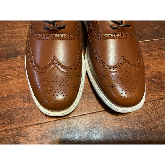 Kenneth Cole NWT Unlisted Men's Brown Nio Wing Lace Up Sz 7 - Picture 5 of 10